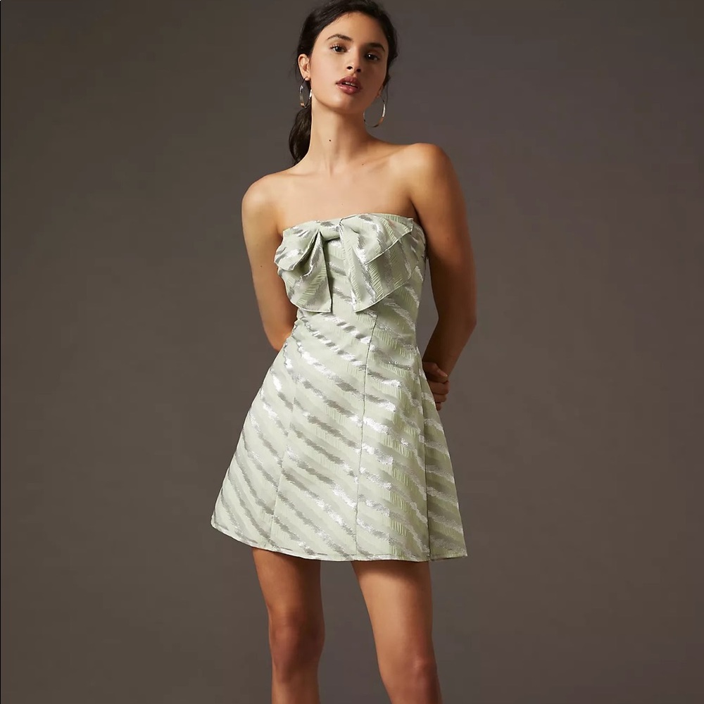 Eva Franco Bow Tie Tube Dress Anthropologie (size 6)